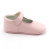 Krabbelschuhe - Boni Thérèse - Lauflernschuhe Mädchen rosa Leder - 