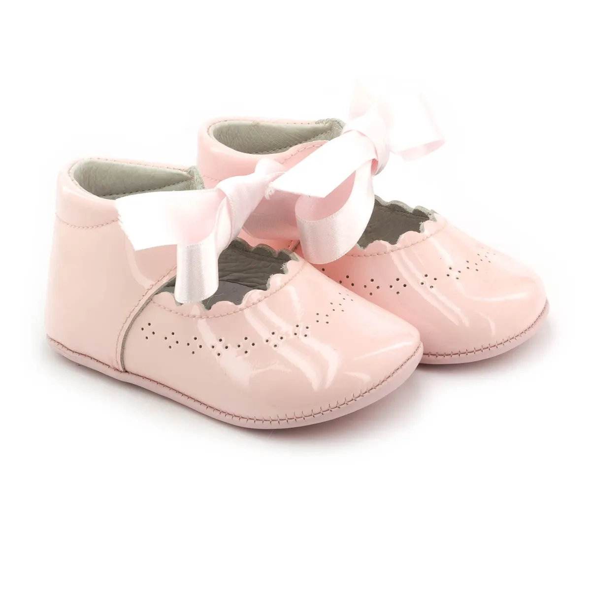 schoenen feestje - Boni Clémence - baby lederen meisje slipper - 