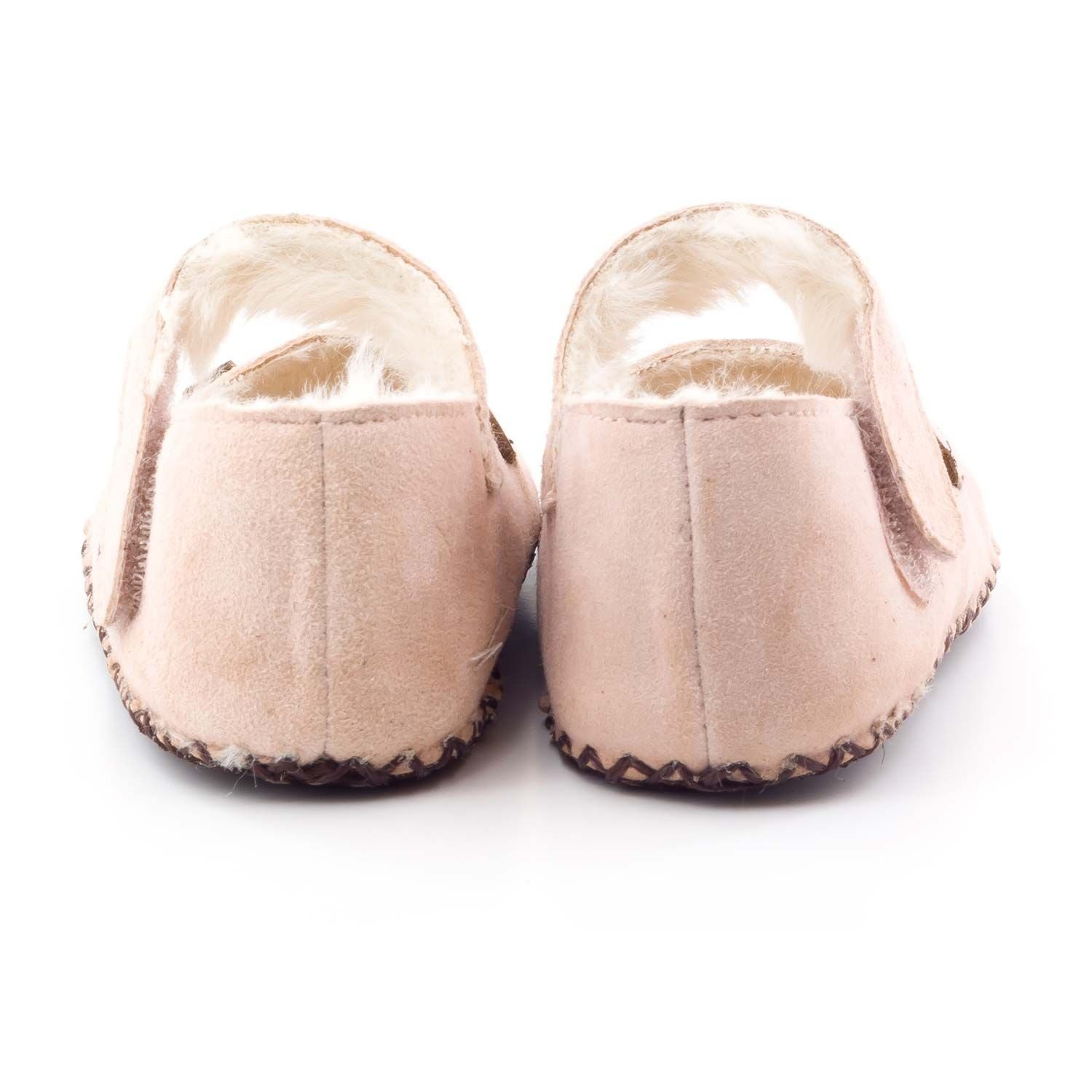 Boni Cat - Suede Fur Pram Shoes - 