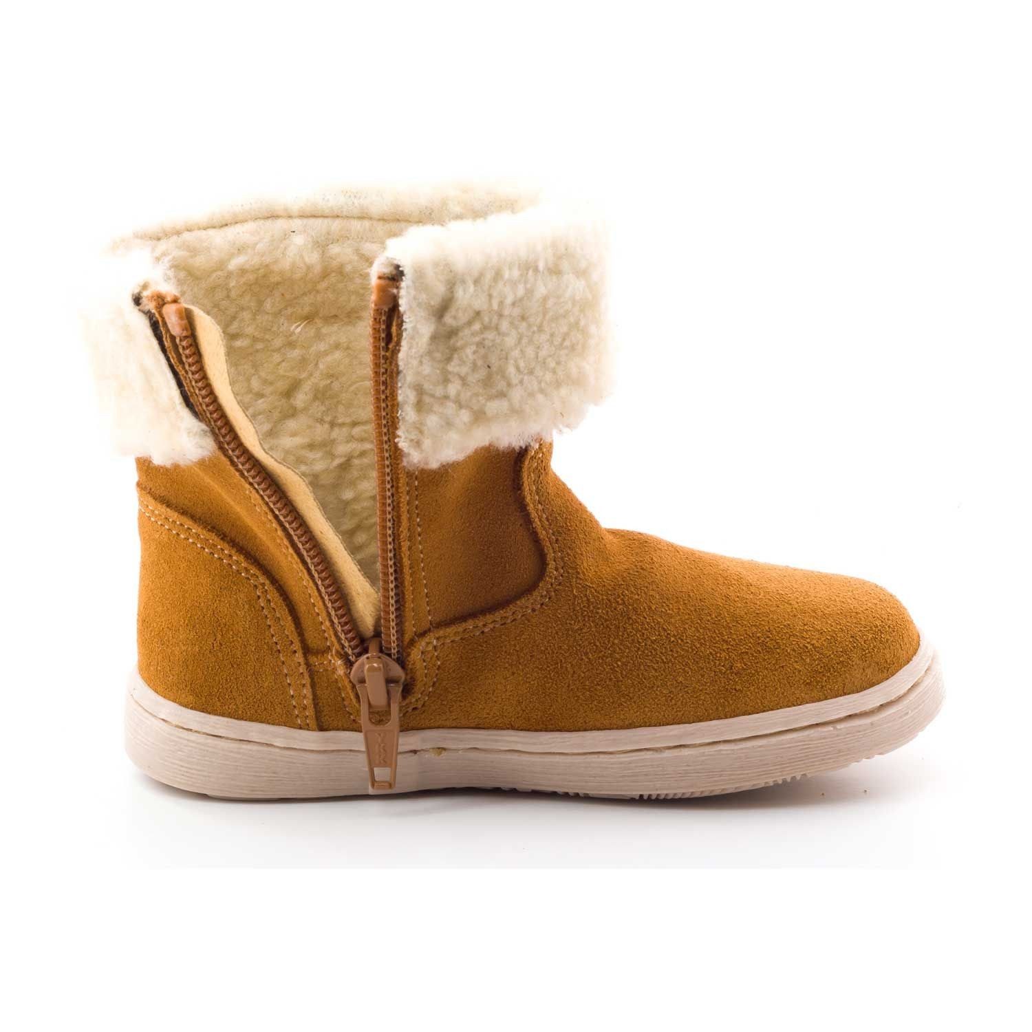 Boni Dolly - Brown Baby Woollen Boots - 