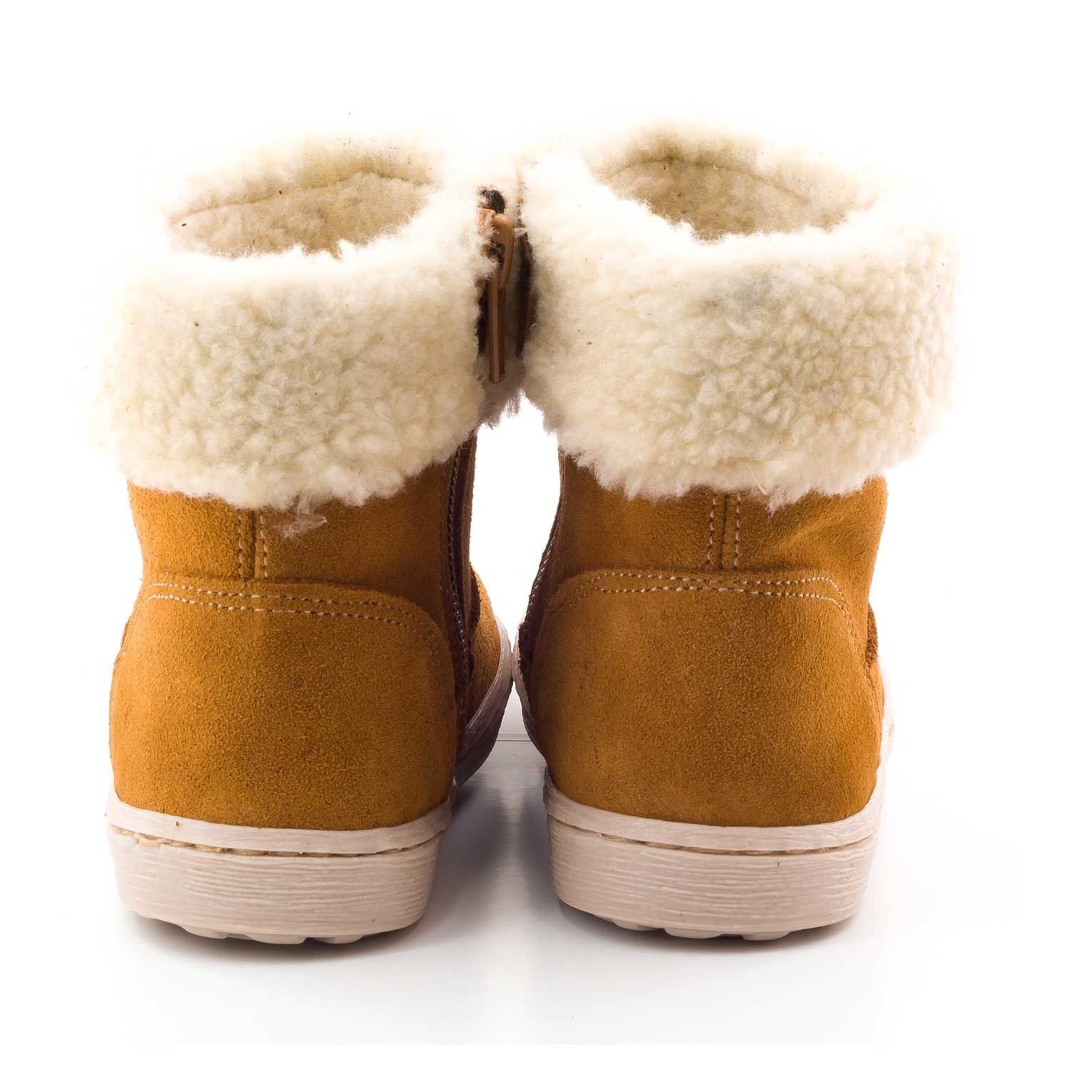 Boni Dolly - Brown Baby Woollen Boots - 