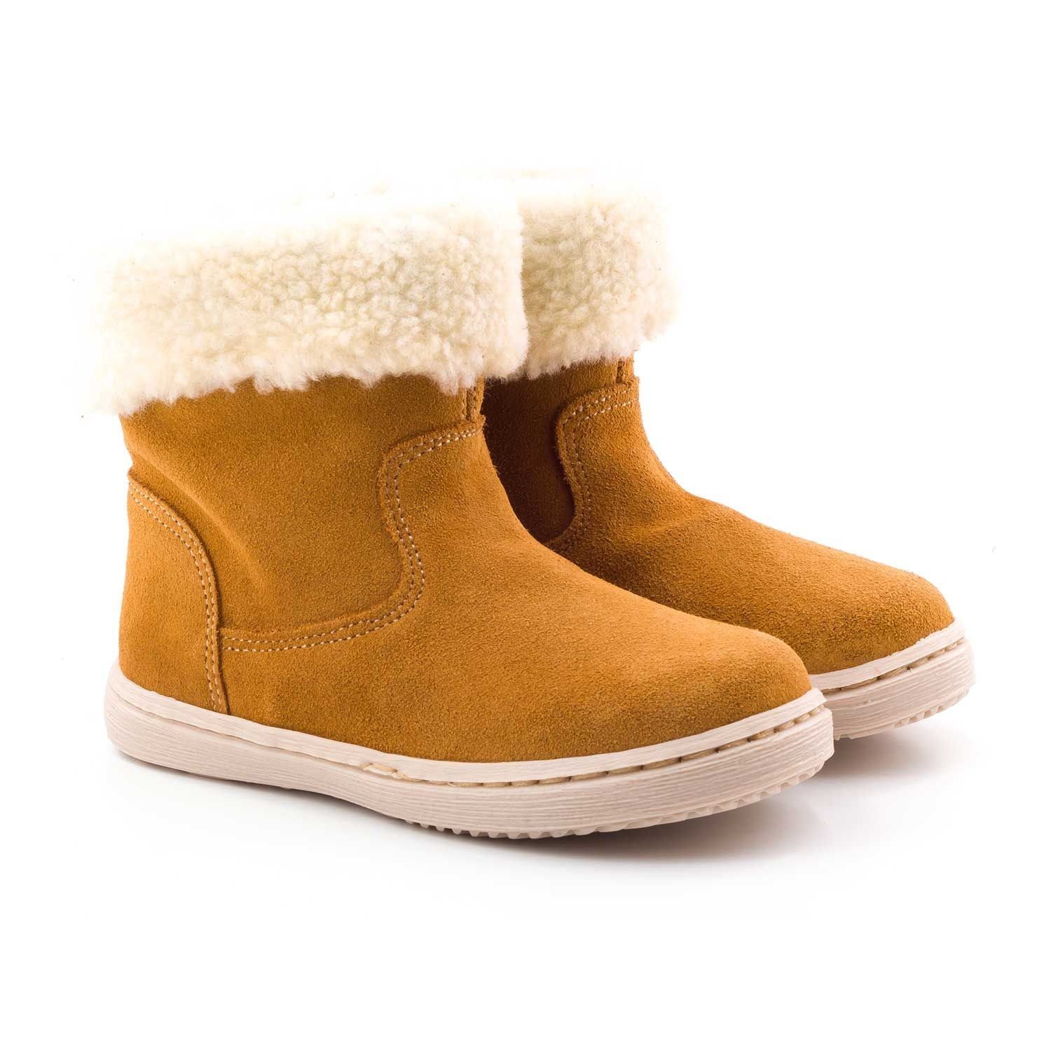 Boni Dolly - Brown Baby Woollen Boots - 