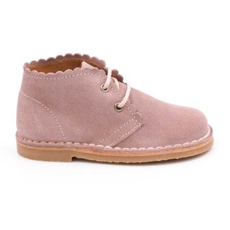 Boni Babe II - children's suede ankle boots.