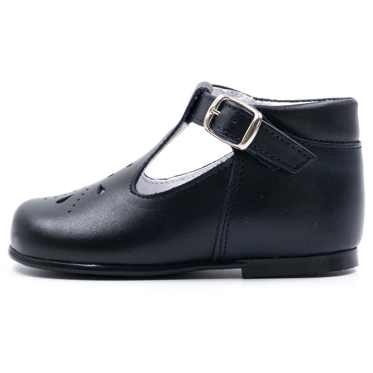 Boni Carol - Leather Buckle First Walking Shoes