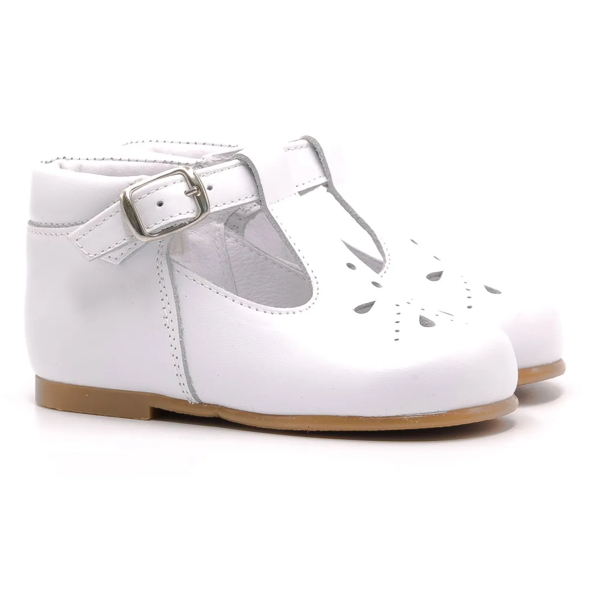 Boni Carol - Leather Buckle First Walking Shoes