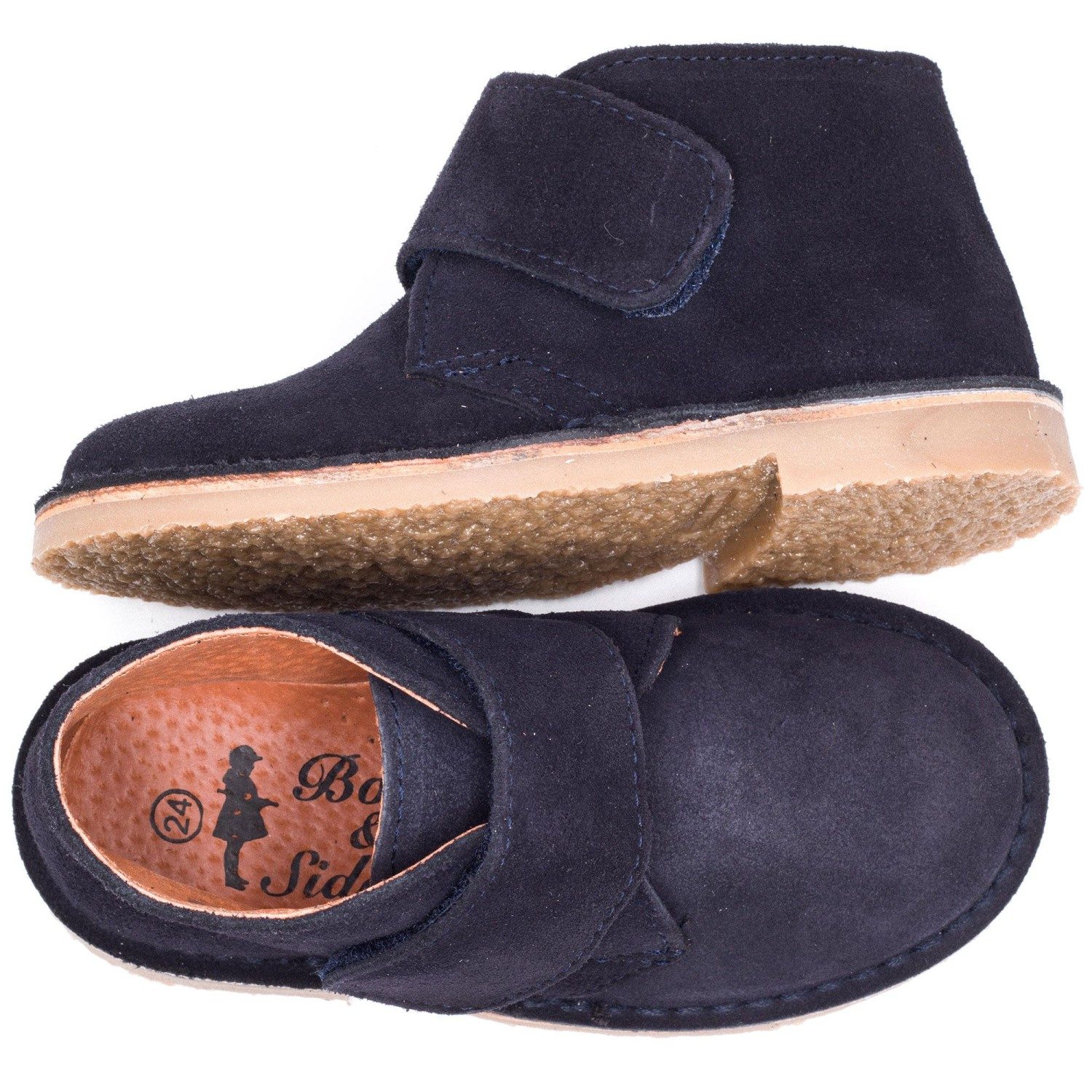 Boni Mini Marius - chaussure hiver bebe garçon - bleu marine