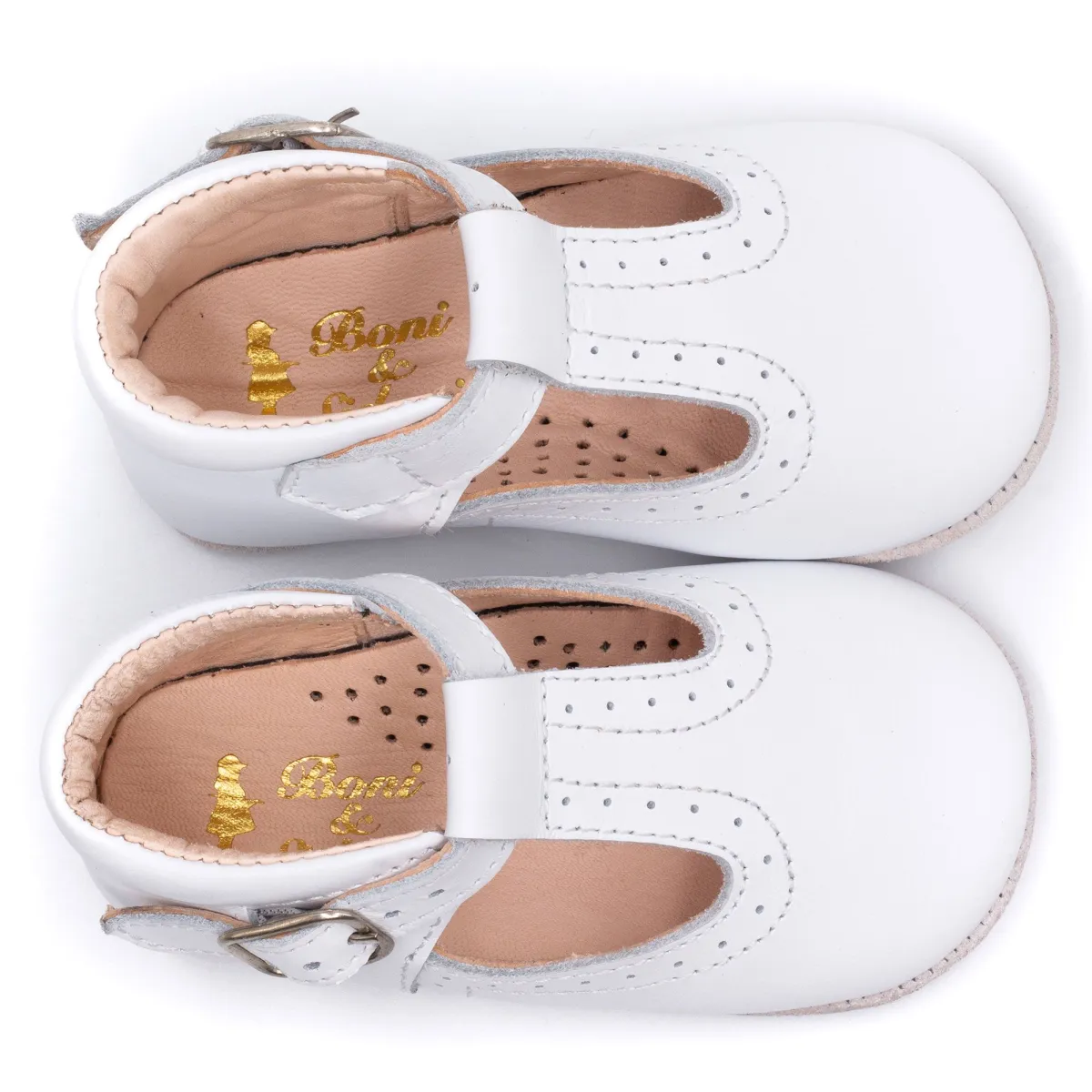 Boni Johan II - baby soft leather pre-walkers Buckle