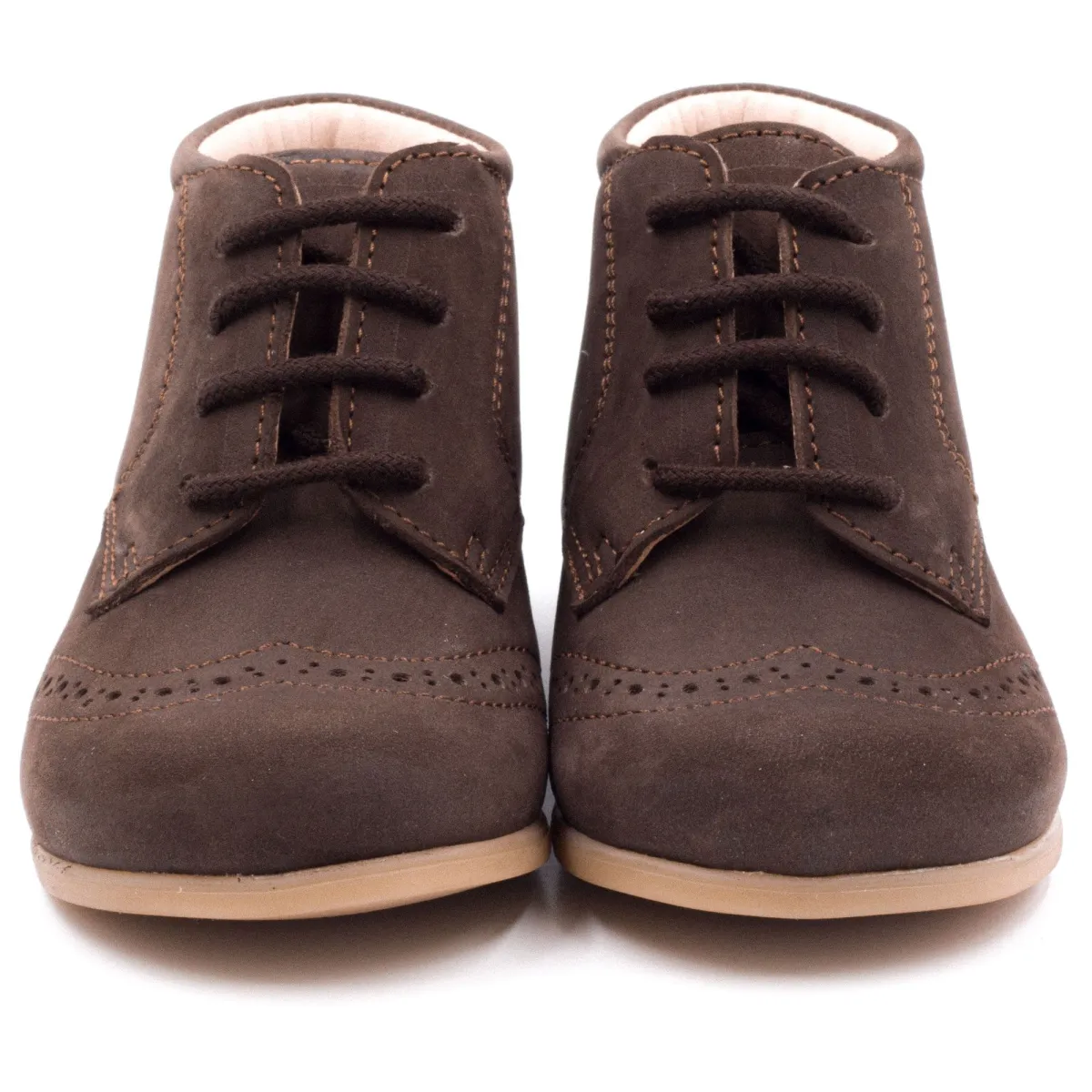 Boni Maé - chaussure de marche bébé - nubuck marron