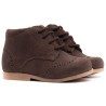 Boni Maé - chaussure de marche bébé - nubuck marron