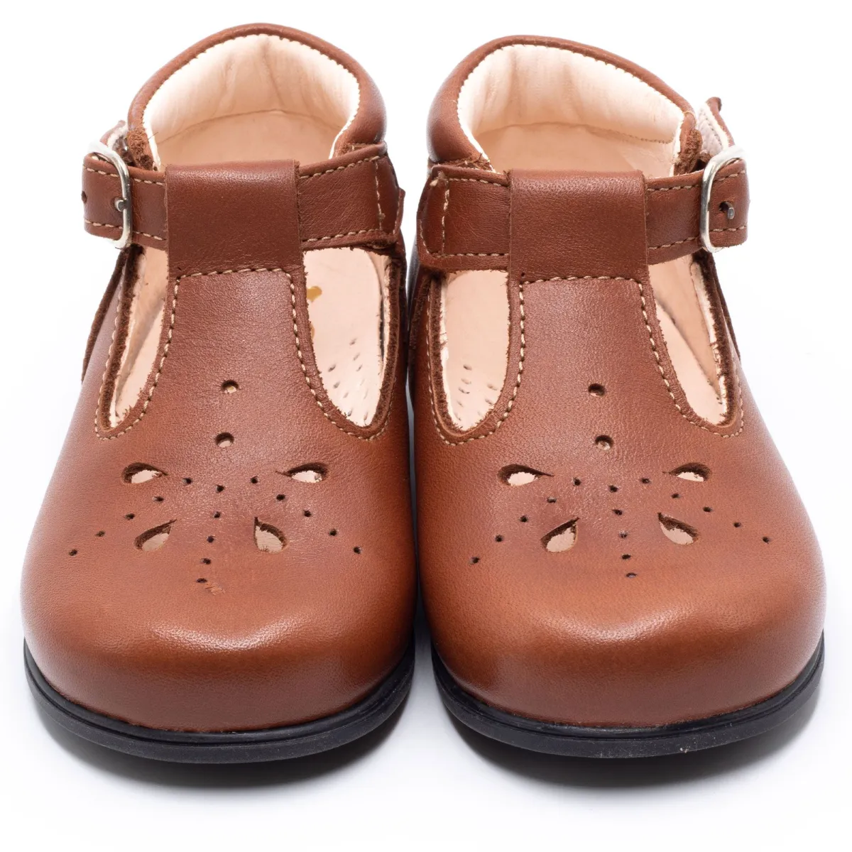 Boni Carol - Leather Buckle First Walking Shoes