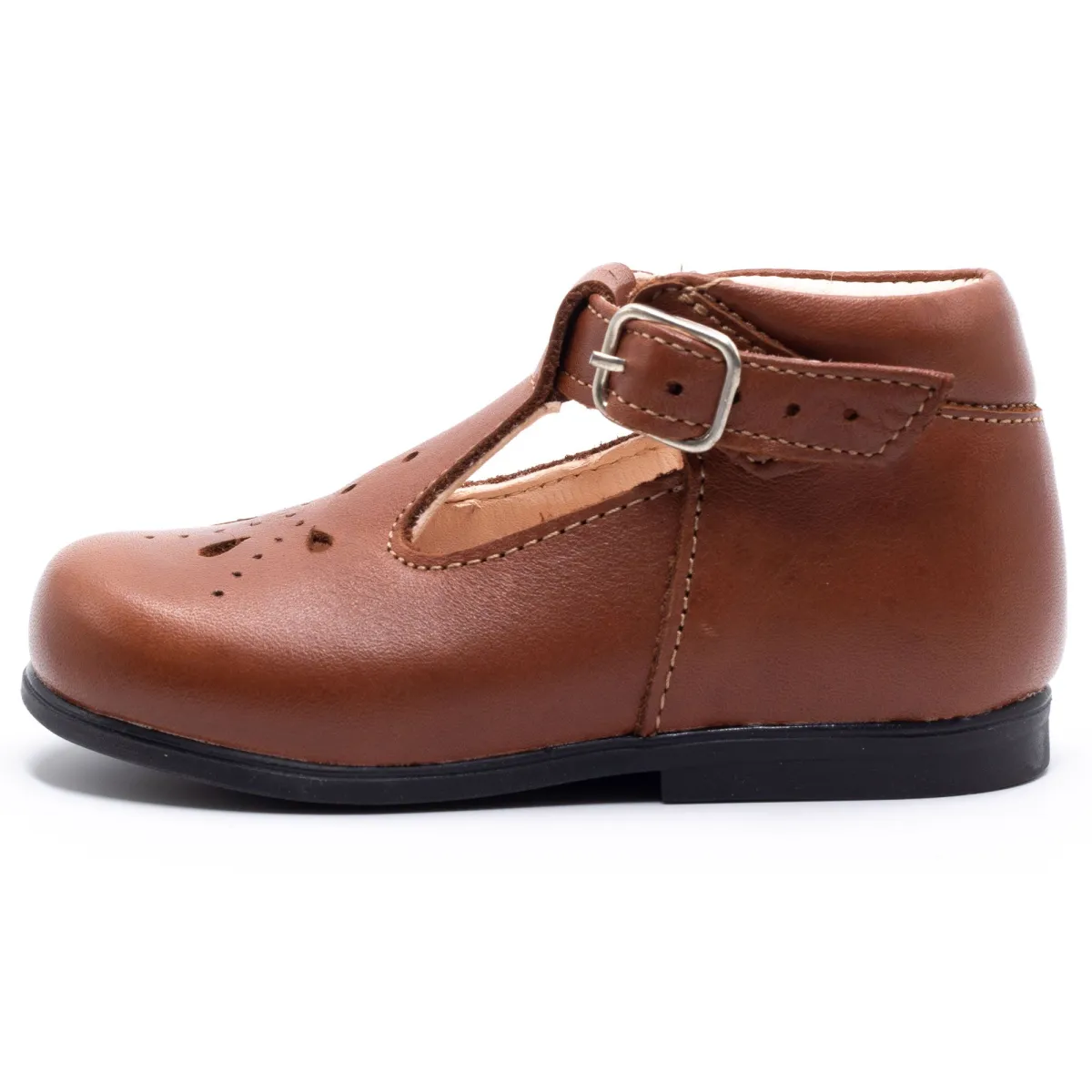 Boni Carol - Leather Buckle First Walking Shoes