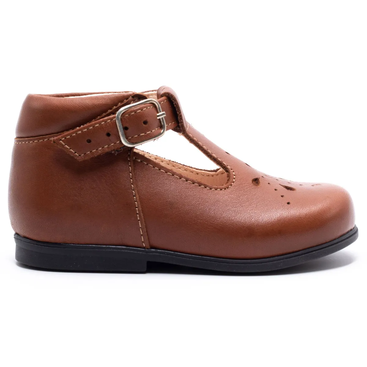 Boni Carol - Leather Buckle First Walking Shoes