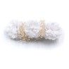 barrette cheveux fille - fleurs blanches