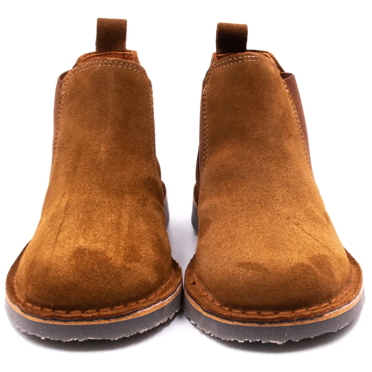 Boni Benoit - boots enfant en daim camel