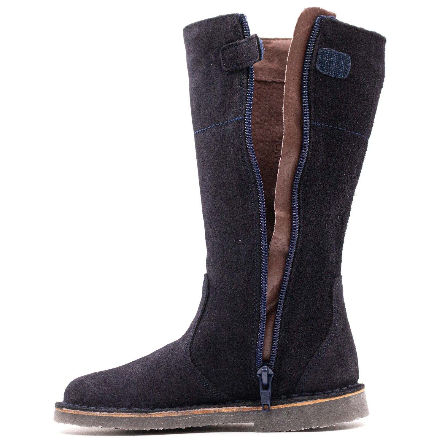 Boni Svea - leren en herten kid's boot met kras