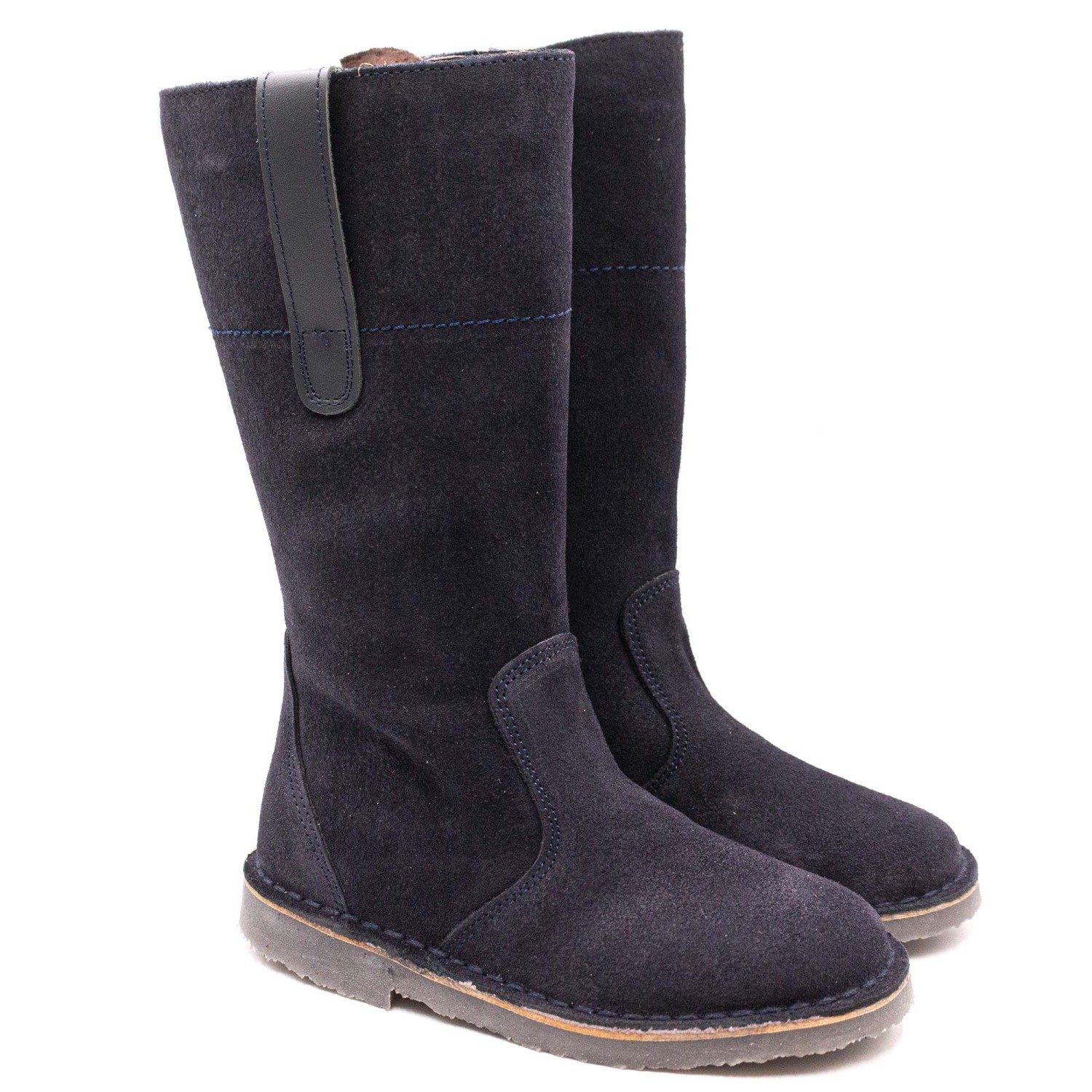 Boni Svea - leren en herten kid's boot met kras