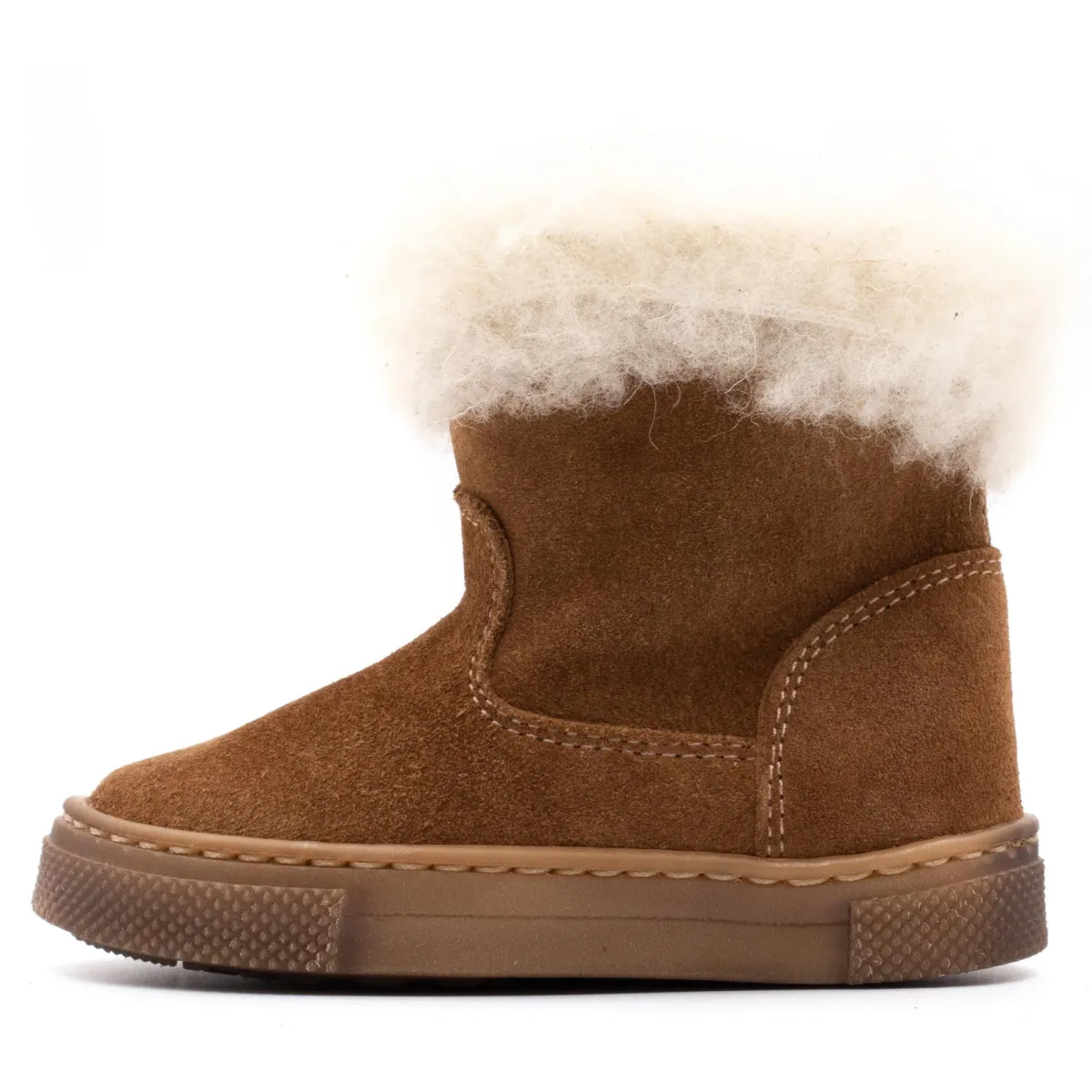 Boni Mini-Dolly - Brown Baby Woollen Boots