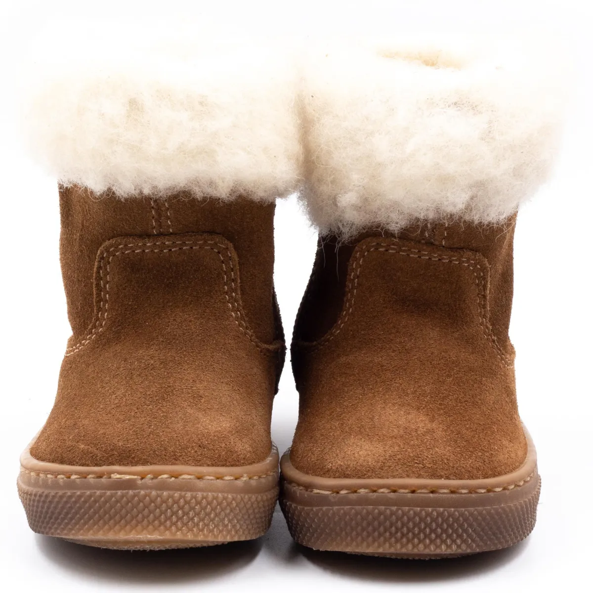 Boni Mini-Dolly - Brown Baby Woollen Boots