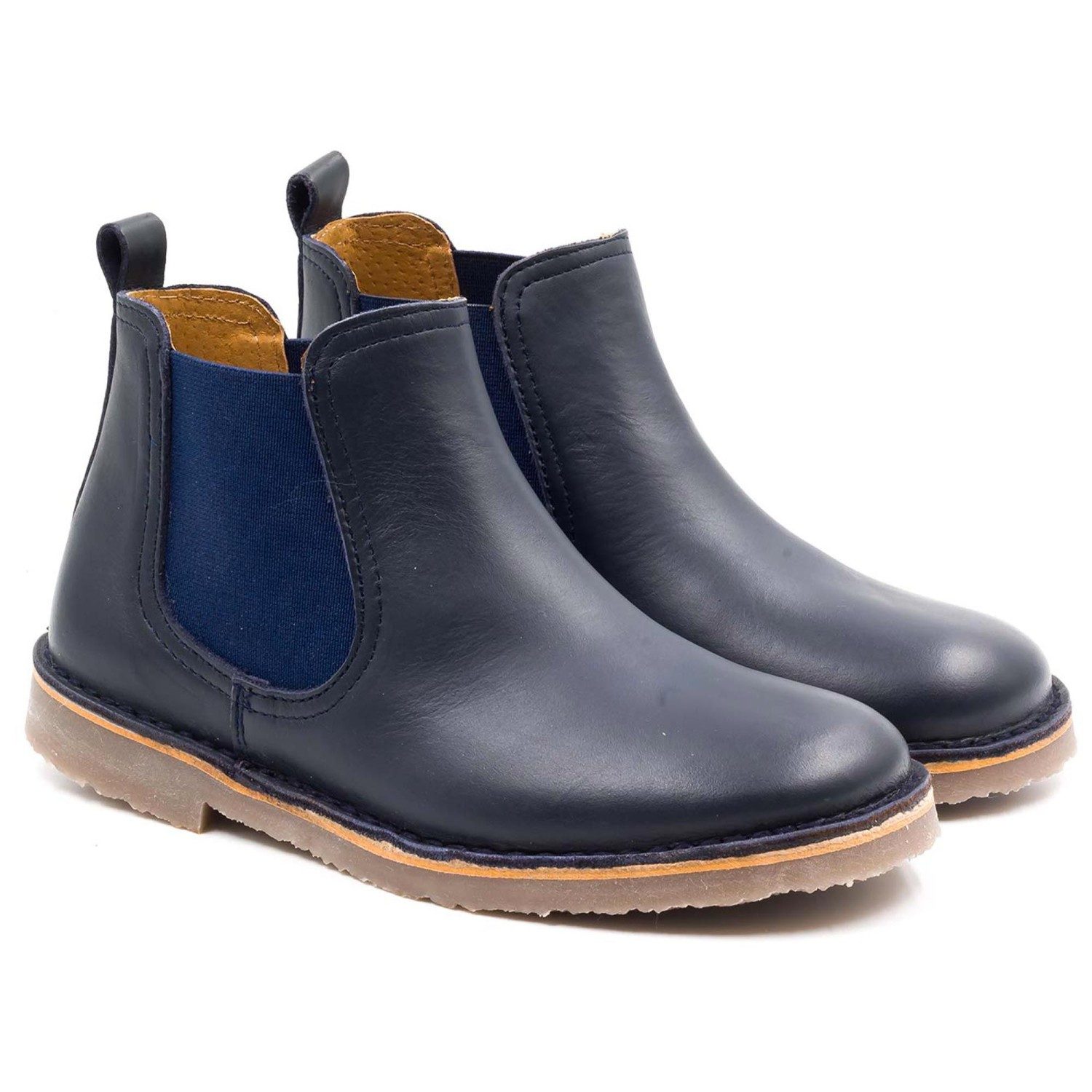 Boni Benoit - blue Leather classics boys or girl boots