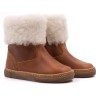 Brown Woollen Boots - Boni Dolly