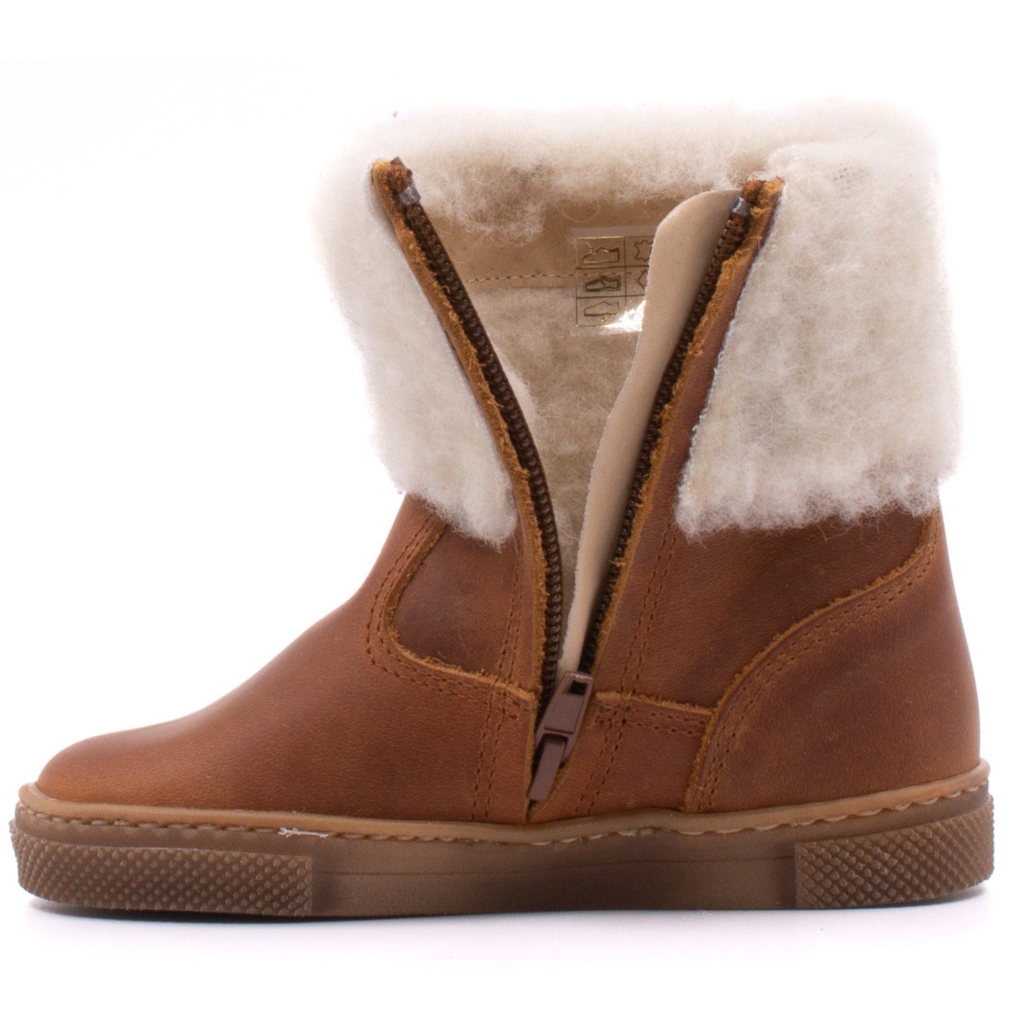 Brown Woollen Boots - Boni Dolly